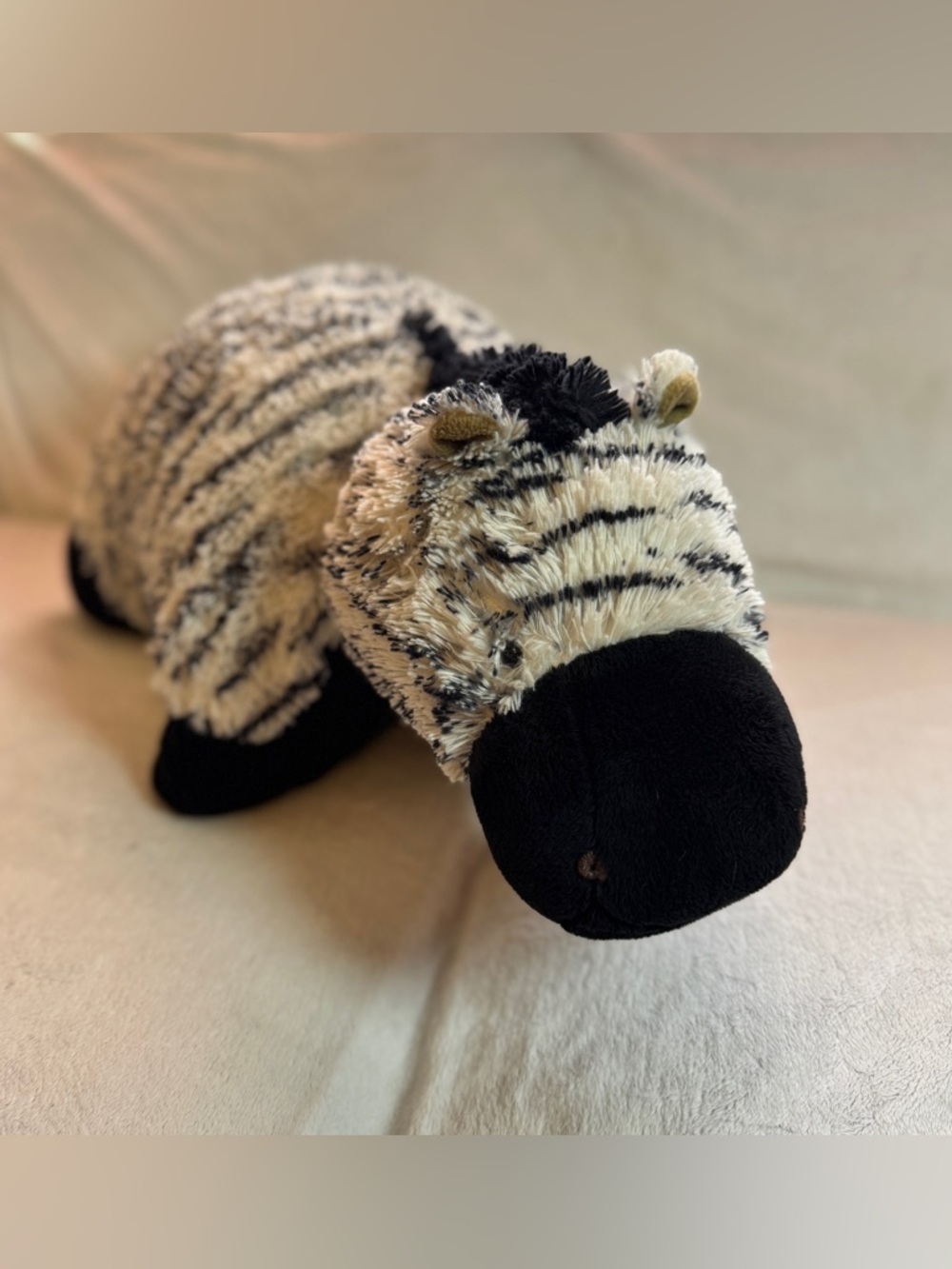 My Pillow Pets Zebra Black & White Large Authentic Plush Stuffed Animal 2009